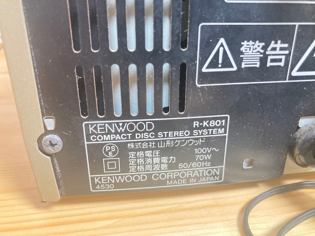 ☆ KENWOOD K-series R-K801 ミニコンポ LS-K800
