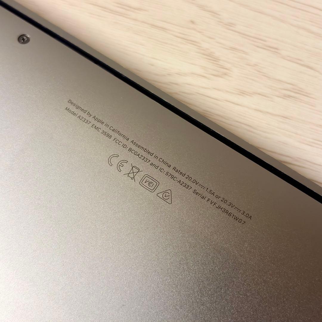 【美品】MacBook Air M1 / 16GB 256GB