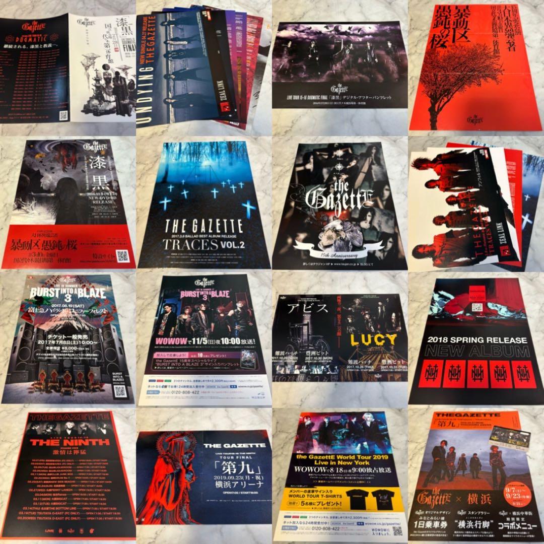 the GazettE / フライヤー・ピック・銀テセット