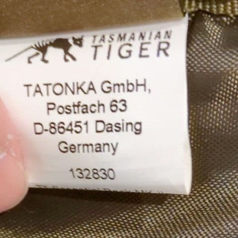 ​タスマニアンタイガー リュック15l/ポーチ/ケース/サブバッグ付