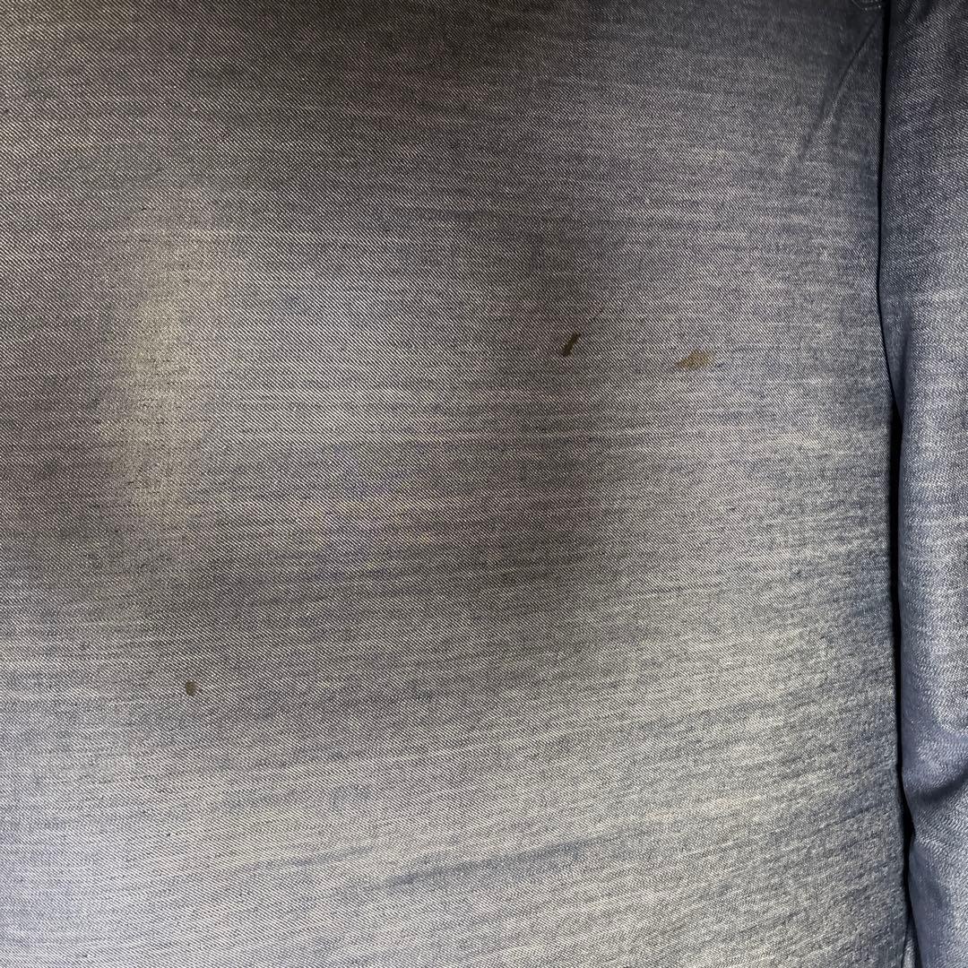 無印良品　ダークブルー 3人掛けソファ 厚手クッション