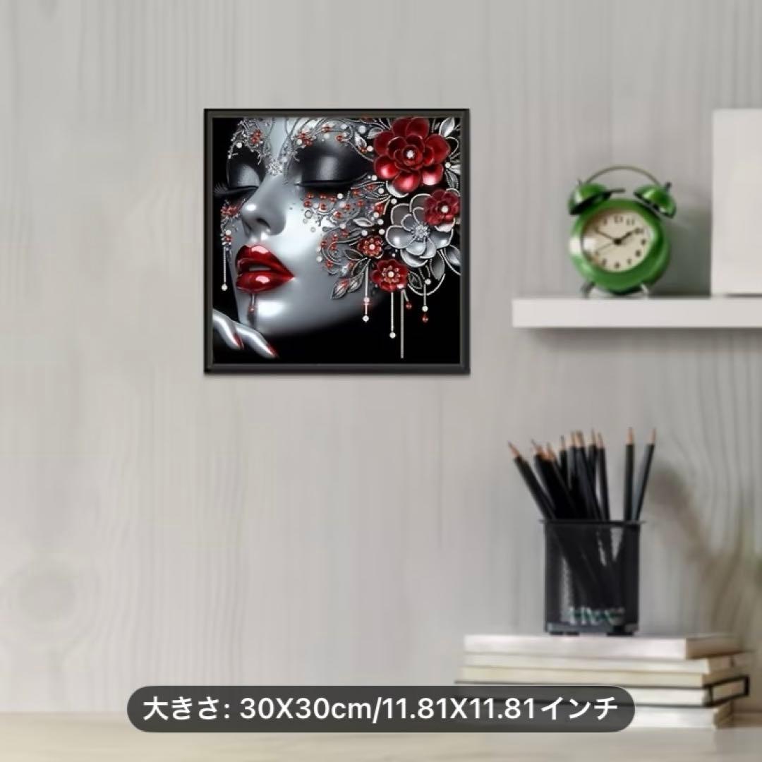 ★専用★ダイヤモンドアート特殊ビーズ　レディーフェイス　キットセット