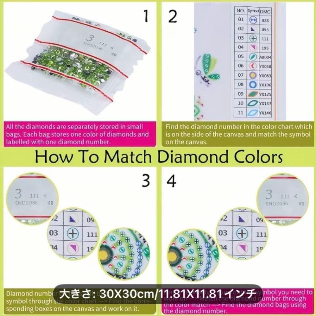 ★専用★ダイヤモンドアート特殊ビーズ　レディーフェイス　キットセット
