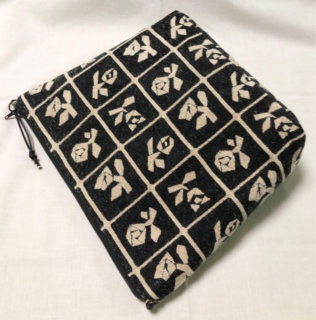 【ご予約品】ミナペルホネン lulu ベージュ ブラック ポーチ