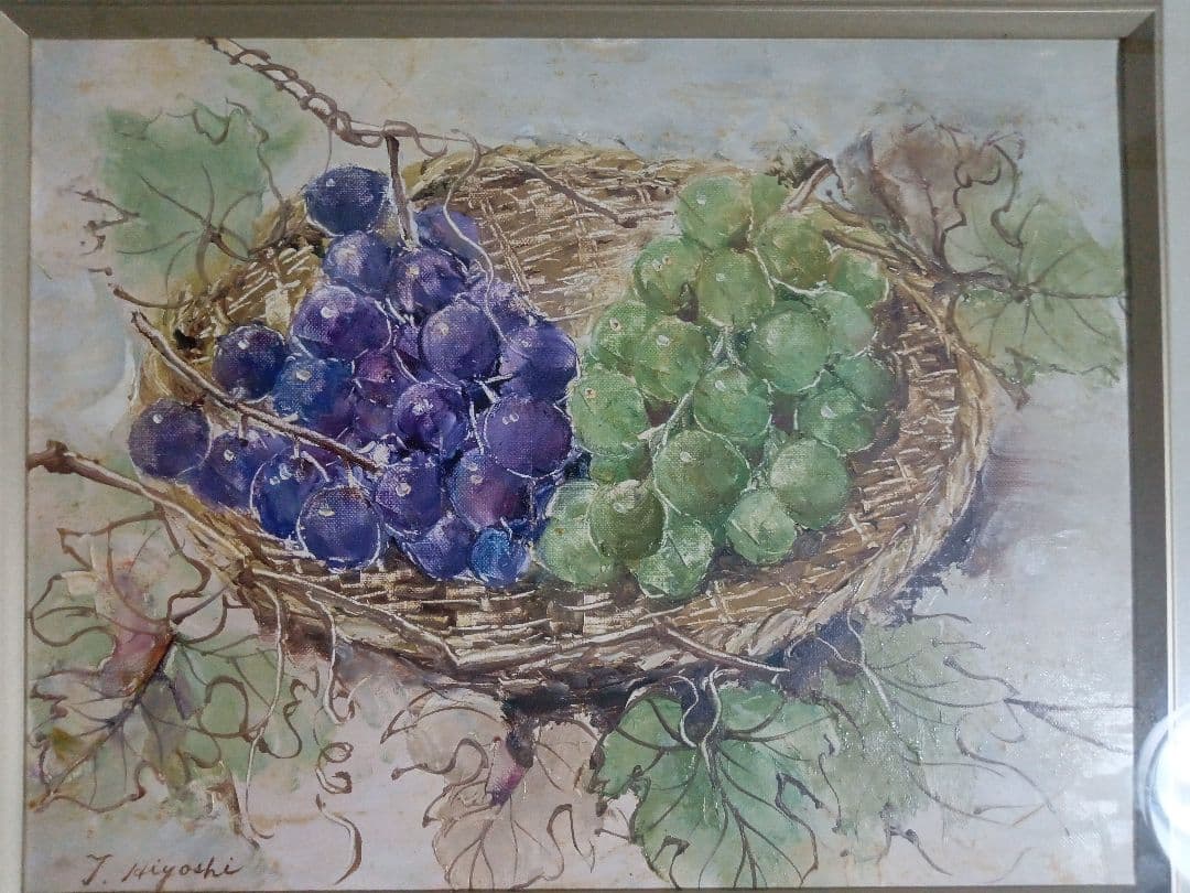 絵画・葡萄　T.hiyoshi