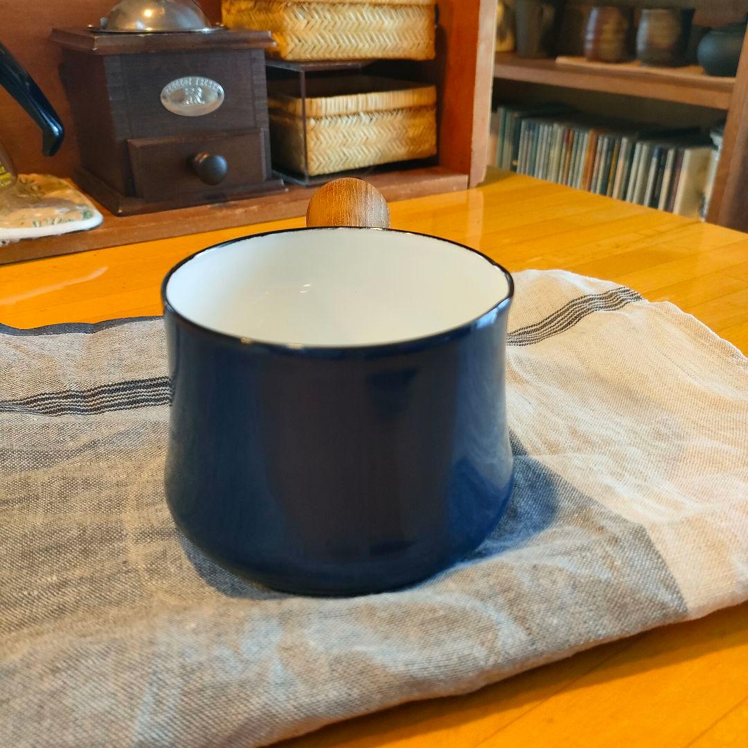 希少　Dansk 廃盤色 ミッドナイトブルー バターウォーマー