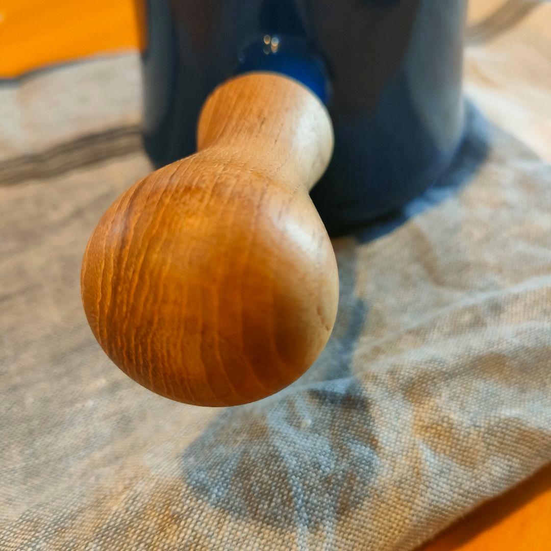 希少　Dansk 廃盤色 ミッドナイトブルー バターウォーマー