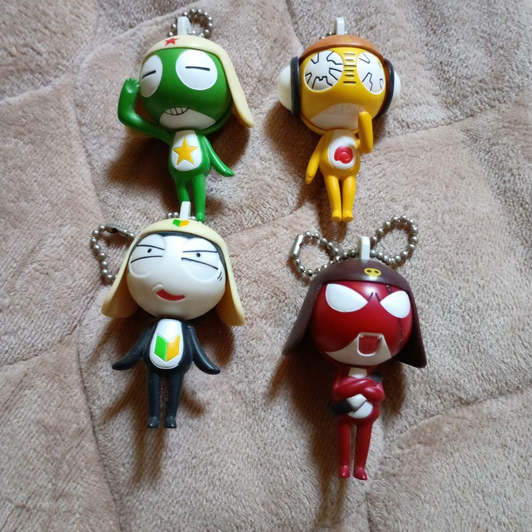 ケロロ軍曹　ケロッと回転キーチェーン　４個セット