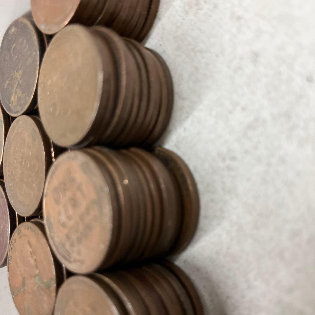 アメリカ　麦ペニー　1セント　まとめ売り　A