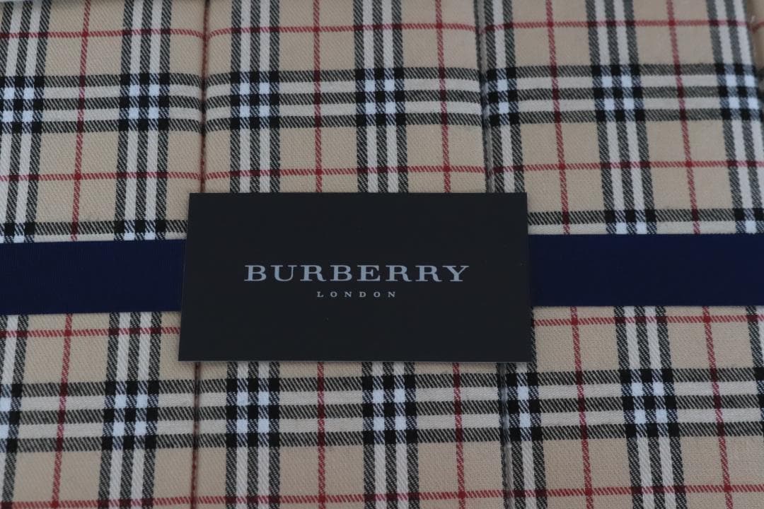 ◇BURBERRY バーバリー リバーシブルパッドシーツ ノバチェック 綿100