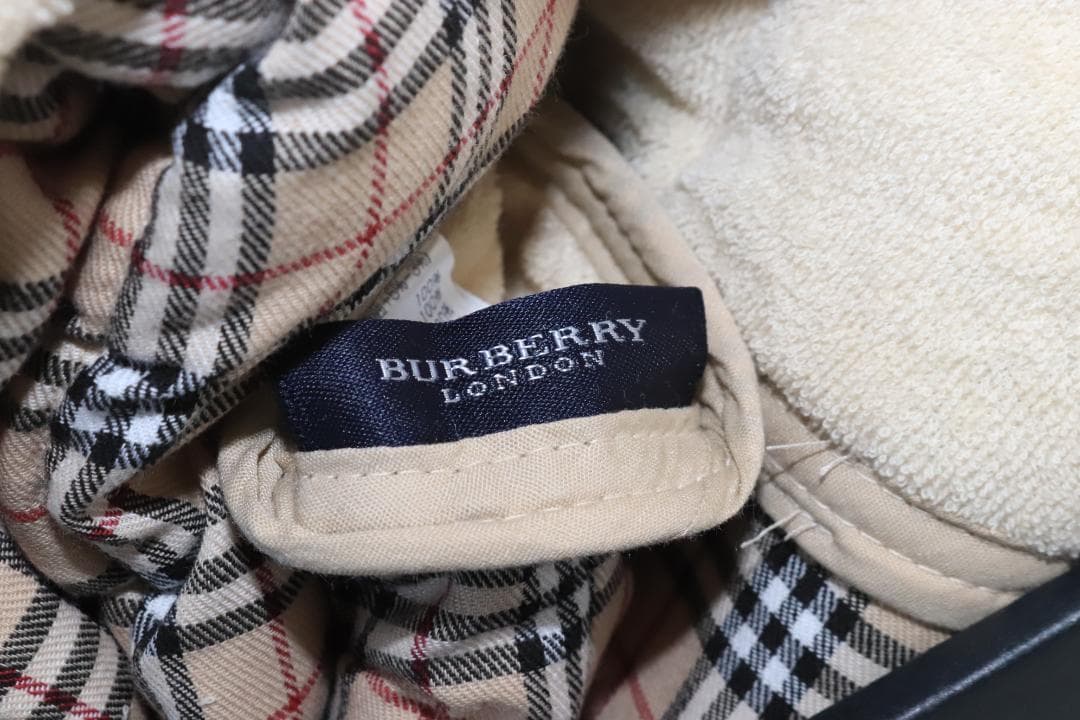 ◇BURBERRY バーバリー リバーシブルパッドシーツ ノバチェック 綿100