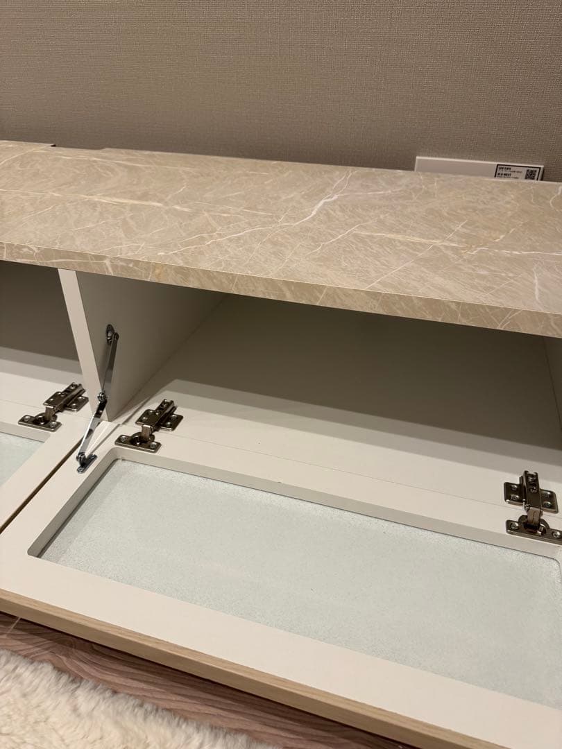 【美品】ロウヤ　テレビ台　テレビボード　ストーン柄　160cm