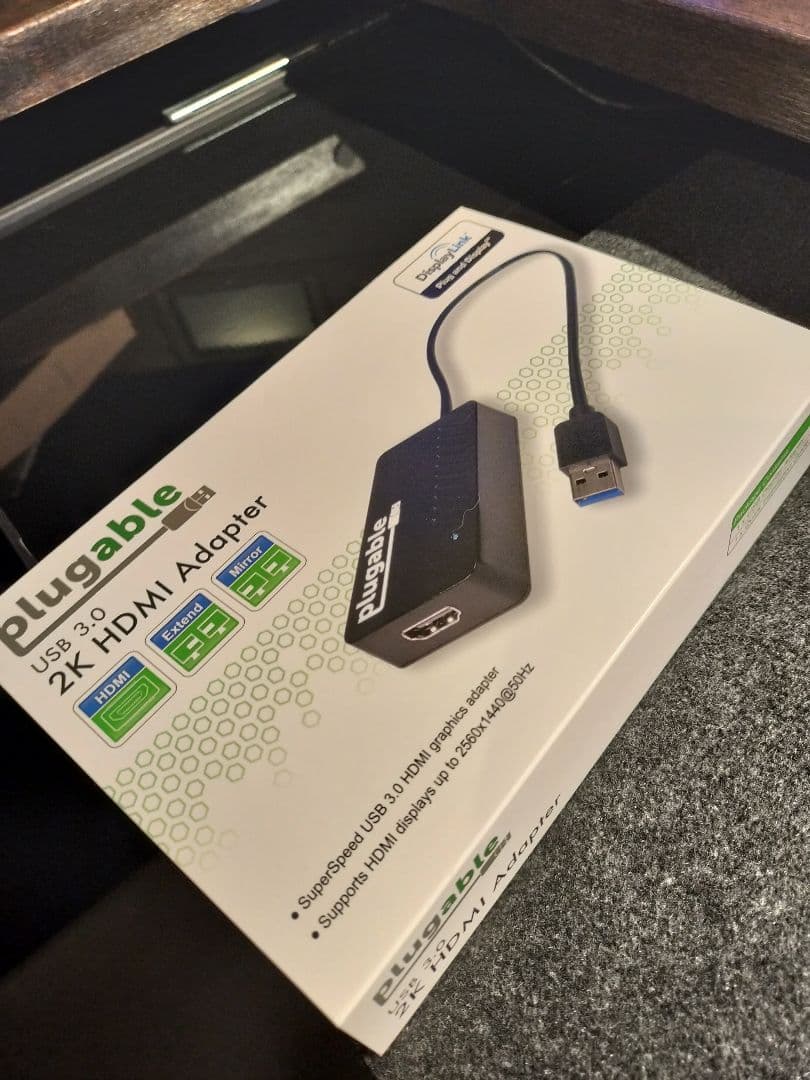 Plugable USB3.0 グラフィック変換アダプタ 2K