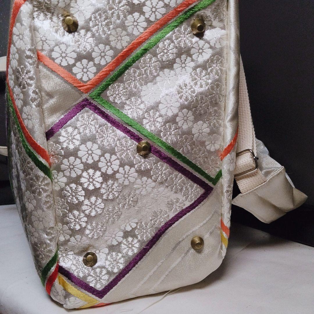 帯リメイクリュック、スクエア[650]