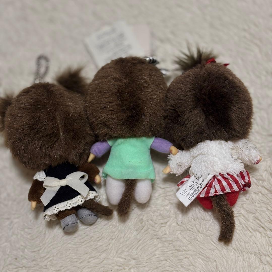 モンチッチ✨ぬいぐるみ　キーホルダー　 3体セット　レア