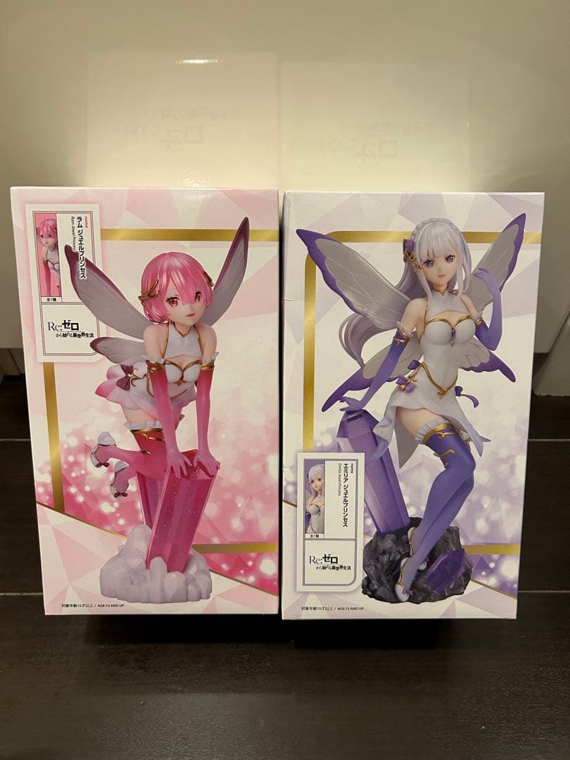 ラウンドワン限定Re:ゼロから始める異世界生活ジュエルプリンセスフィギュアセット