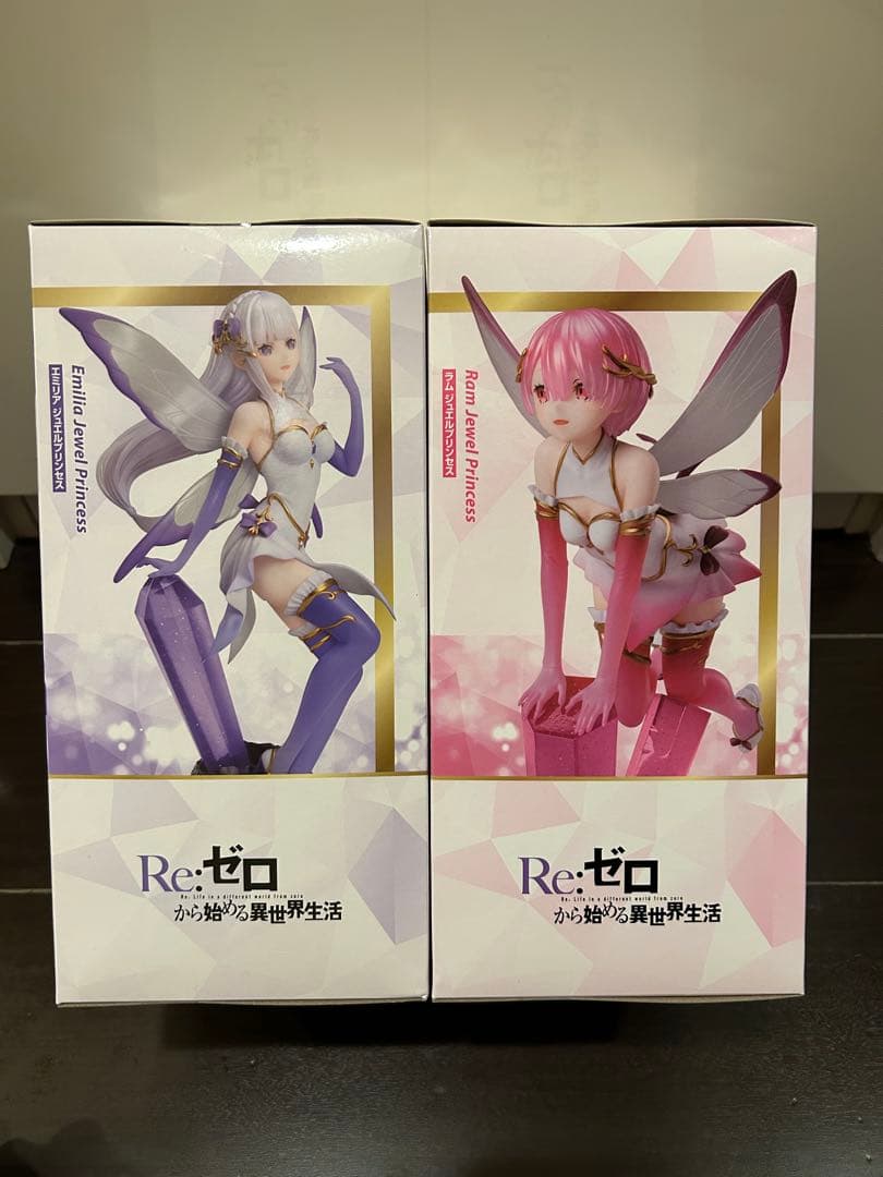 ラウンドワン限定Re:ゼロから始める異世界生活ジュエルプリンセスフィギュアセット