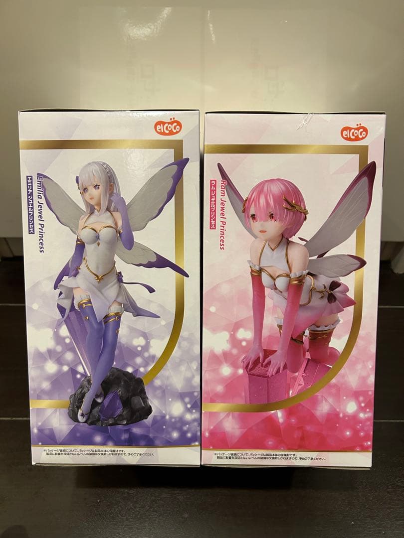 ラウンドワン限定Re:ゼロから始める異世界生活ジュエルプリンセスフィギュアセット