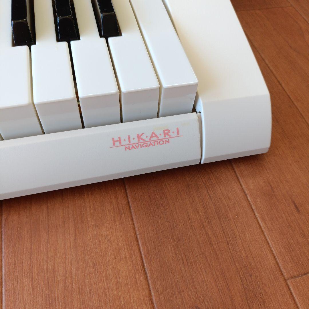 CASIO LK-123 ホワイト キーボード　ケース付き