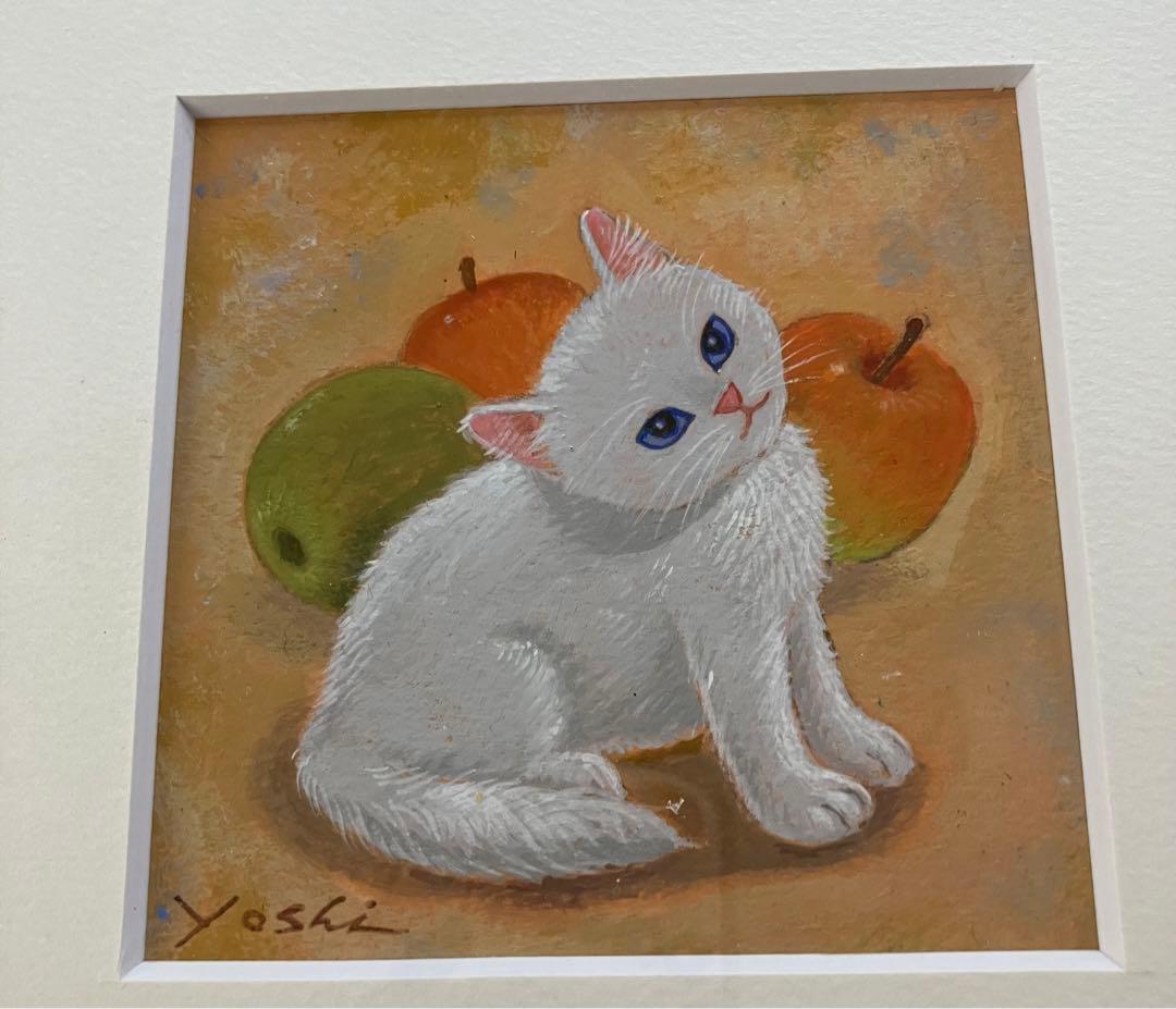 即買い可☆南善康　仲良しキャット　絵画　世界堂　猫　子猫　仔猫