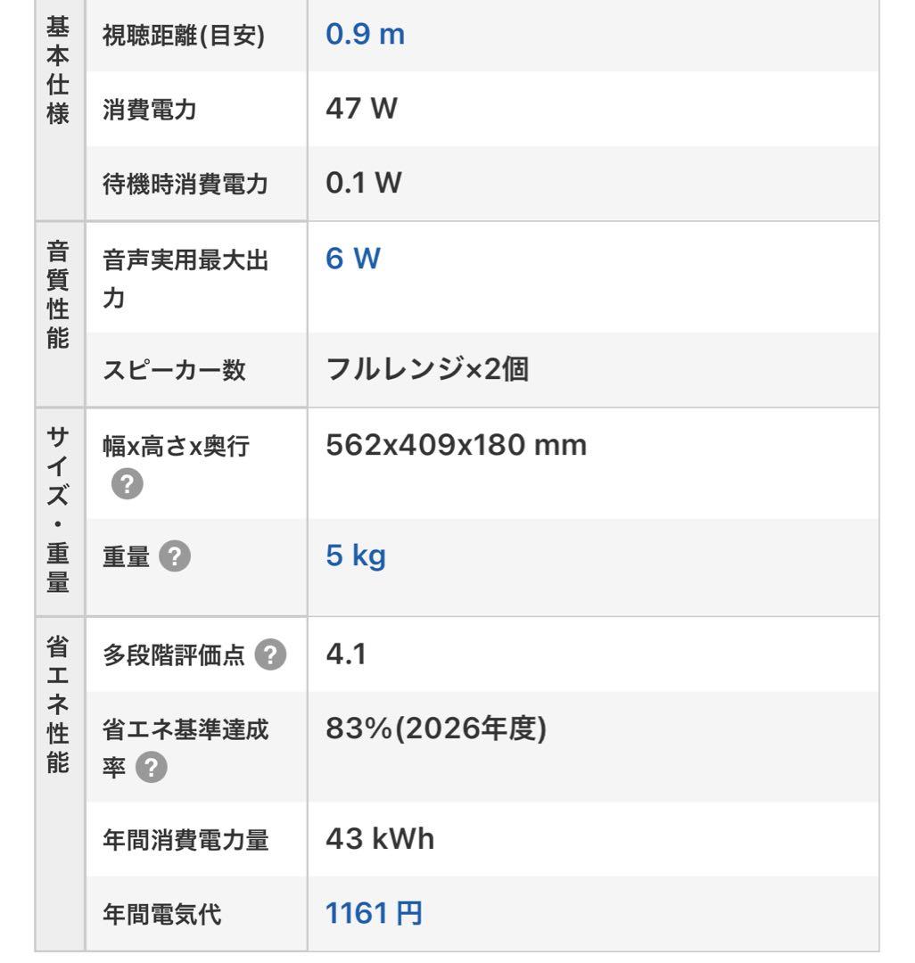 Panasonic Viera TH-24J300 24V液晶テレビ