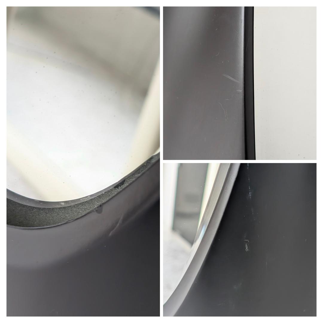 ビンテージ リップスティックミラー ブラック 姿見 スタンド 鏡 モダン 名作