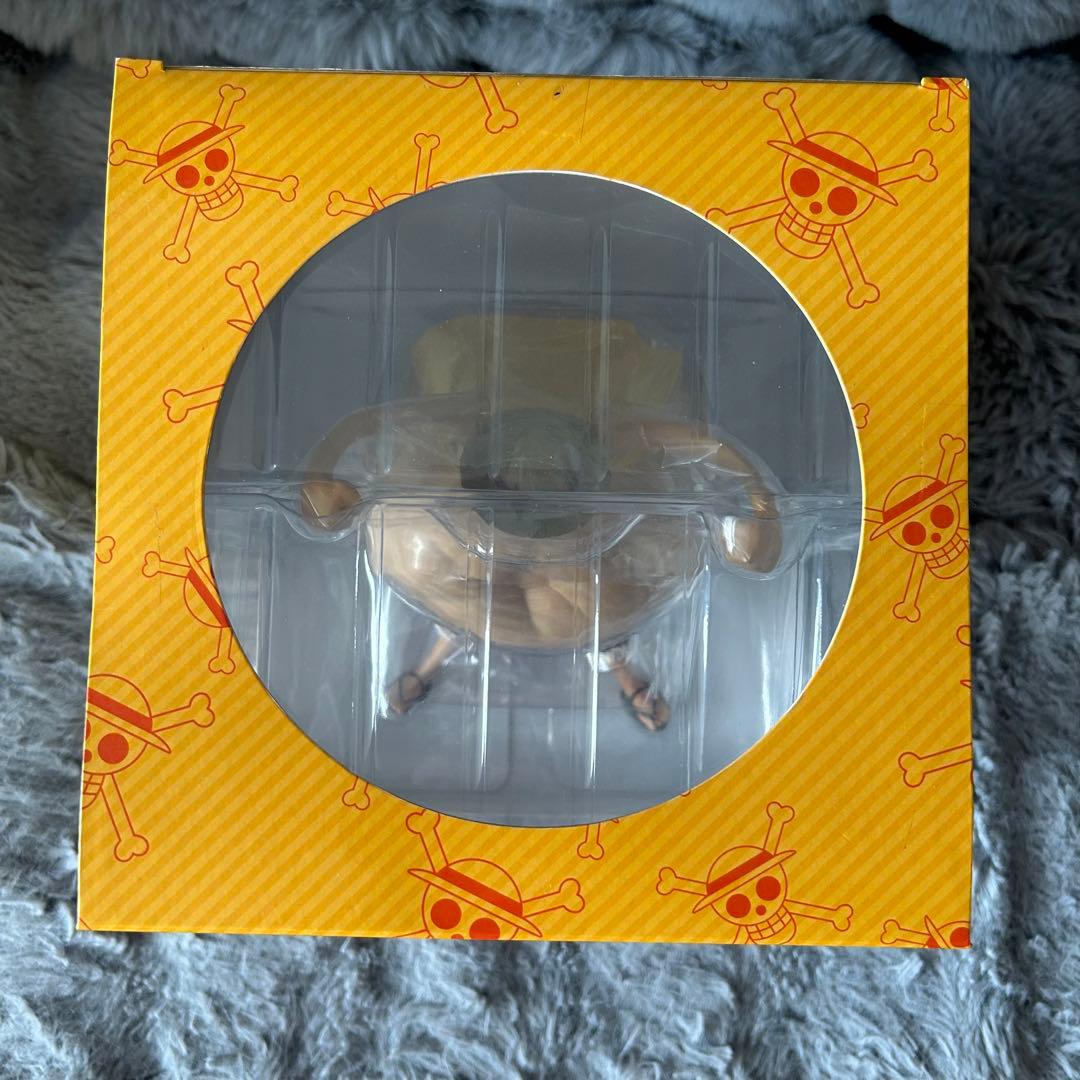 未開封 ワンピース ソフビバンク モンキー・D・ルフィ ゴムゴムの風船 貯金箱