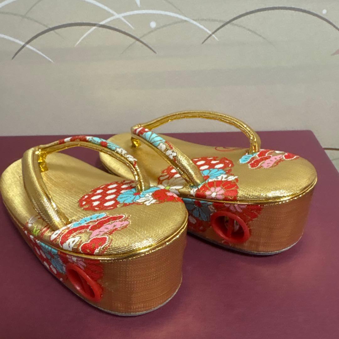 七五三用金色草履セット