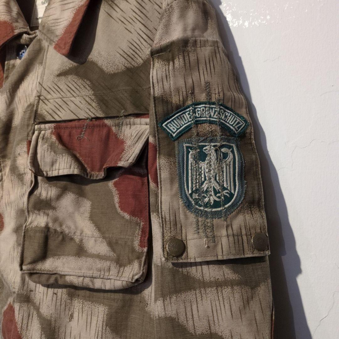 旧西ドイツ軍　ウォーターカモジャケット　憲章付き
