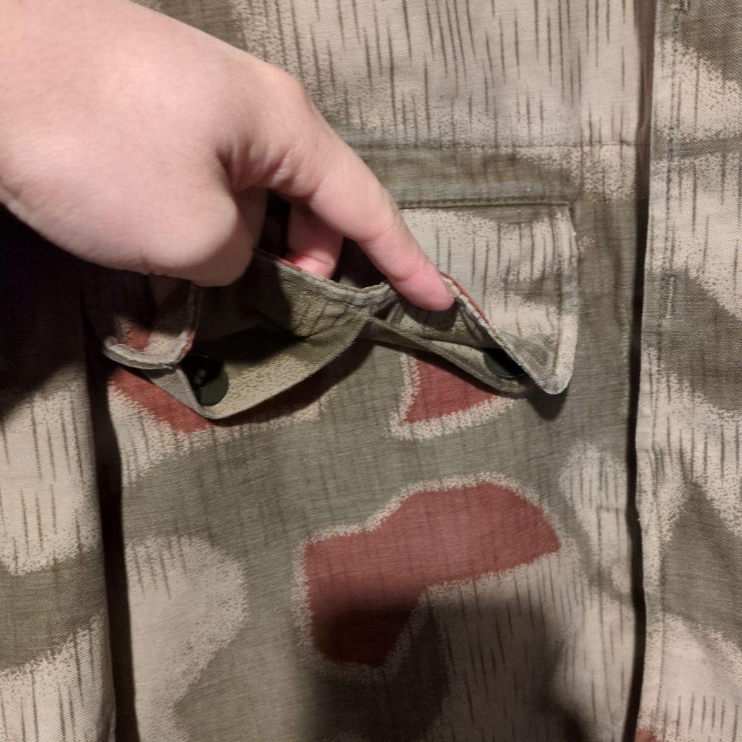 旧西ドイツ軍　ウォーターカモジャケット　憲章付き