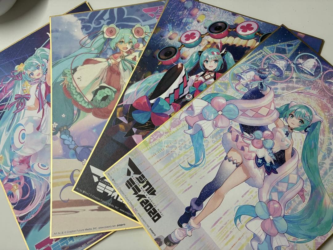 マジカルミライ 10th メモリアル色紙コレクション コンプリート