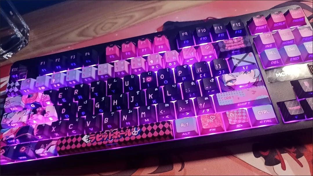 初音ミク ラビットホール　130pbt キーキャップ