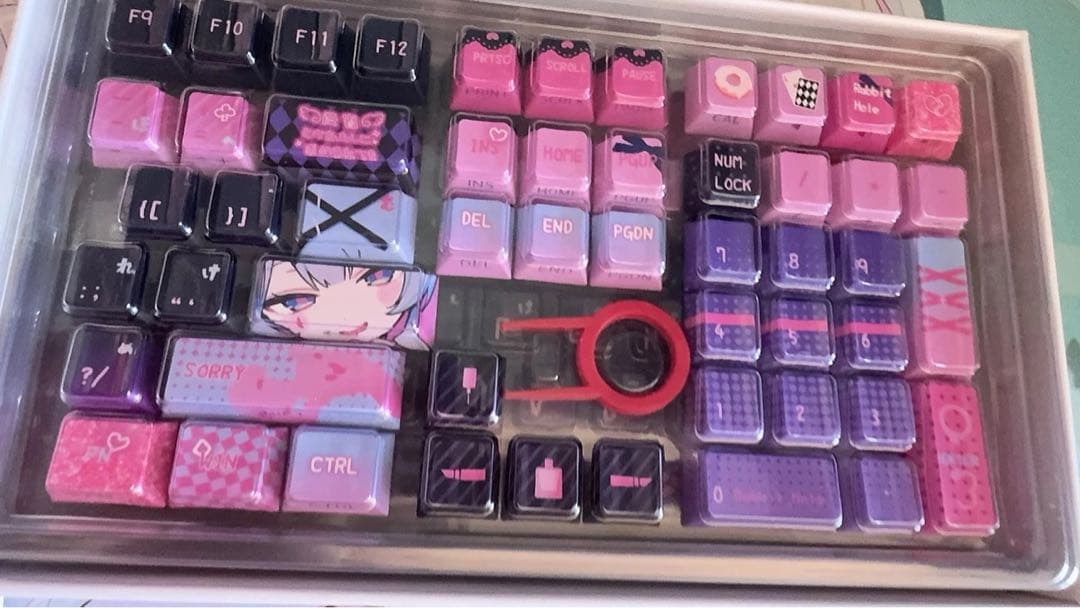 初音ミク ラビットホール　130pbt キーキャップ