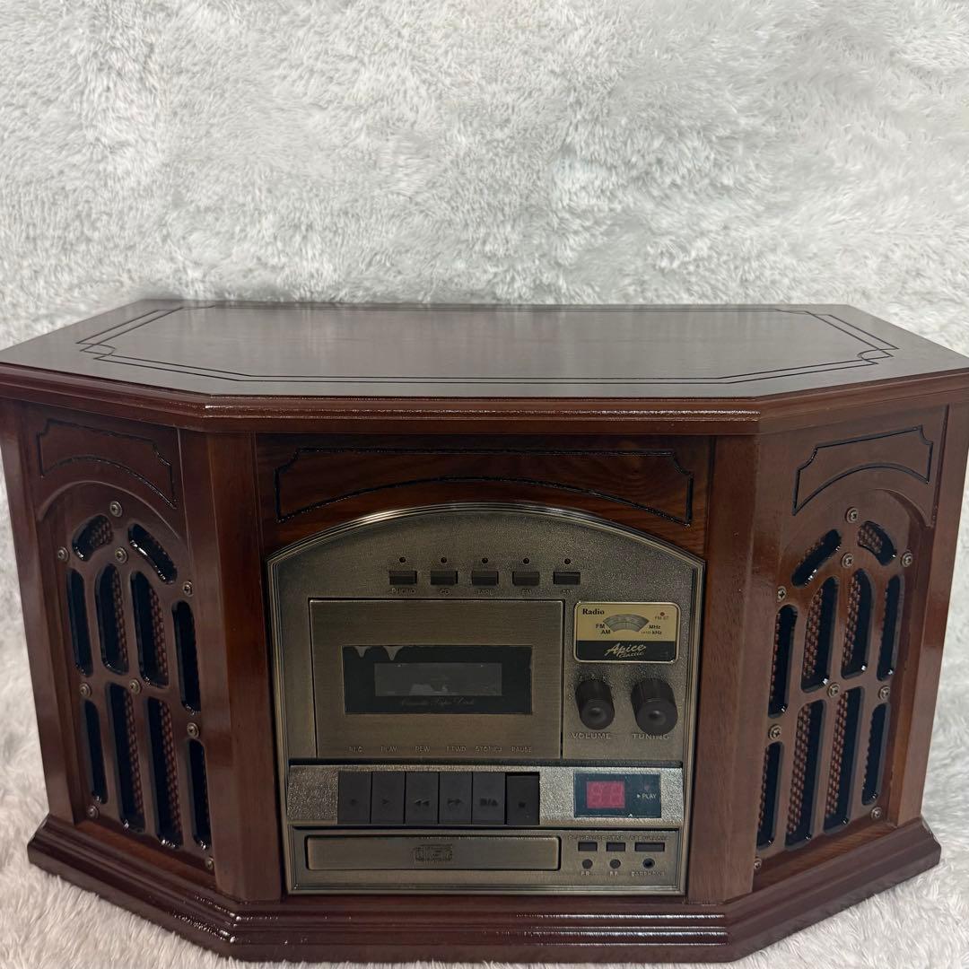 Apice ATQ-460 アンティーク調マルチプレーヤー レコード CD