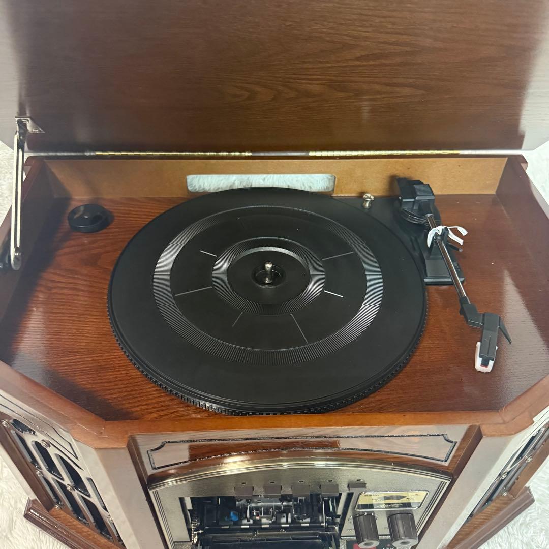 Apice ATQ-460 アンティーク調マルチプレーヤー レコード CD