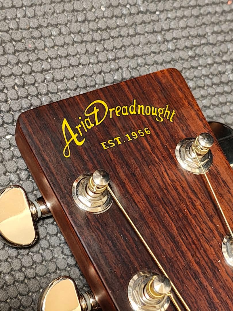 単板トップAria Dreadnought AD-28/美品