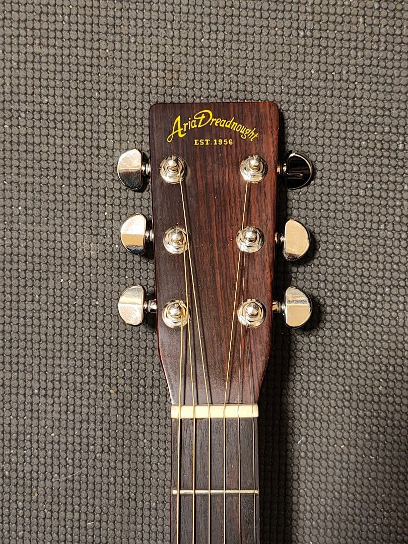 単板トップAria Dreadnought AD-28/美品