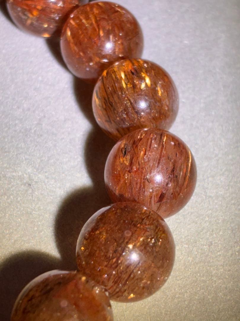 高品質 レッドルチルクォーツ ブレスレット 貔貅（ヒキュウ） 天然石