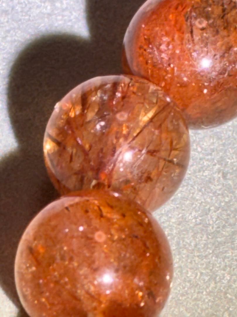 高品質 レッドルチルクォーツ ブレスレット 貔貅（ヒキュウ） 天然石