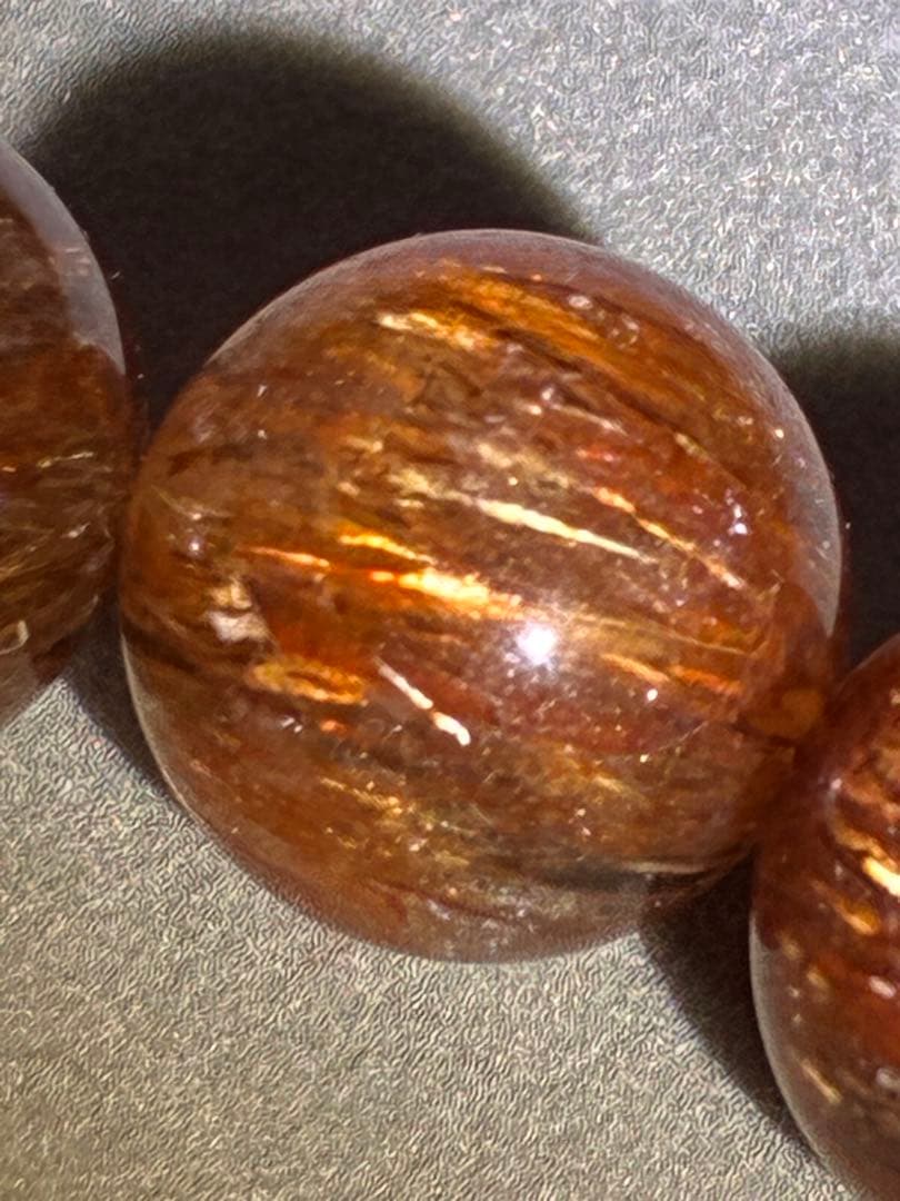 高品質 レッドルチルクォーツ ブレスレット 貔貅（ヒキュウ） 天然石