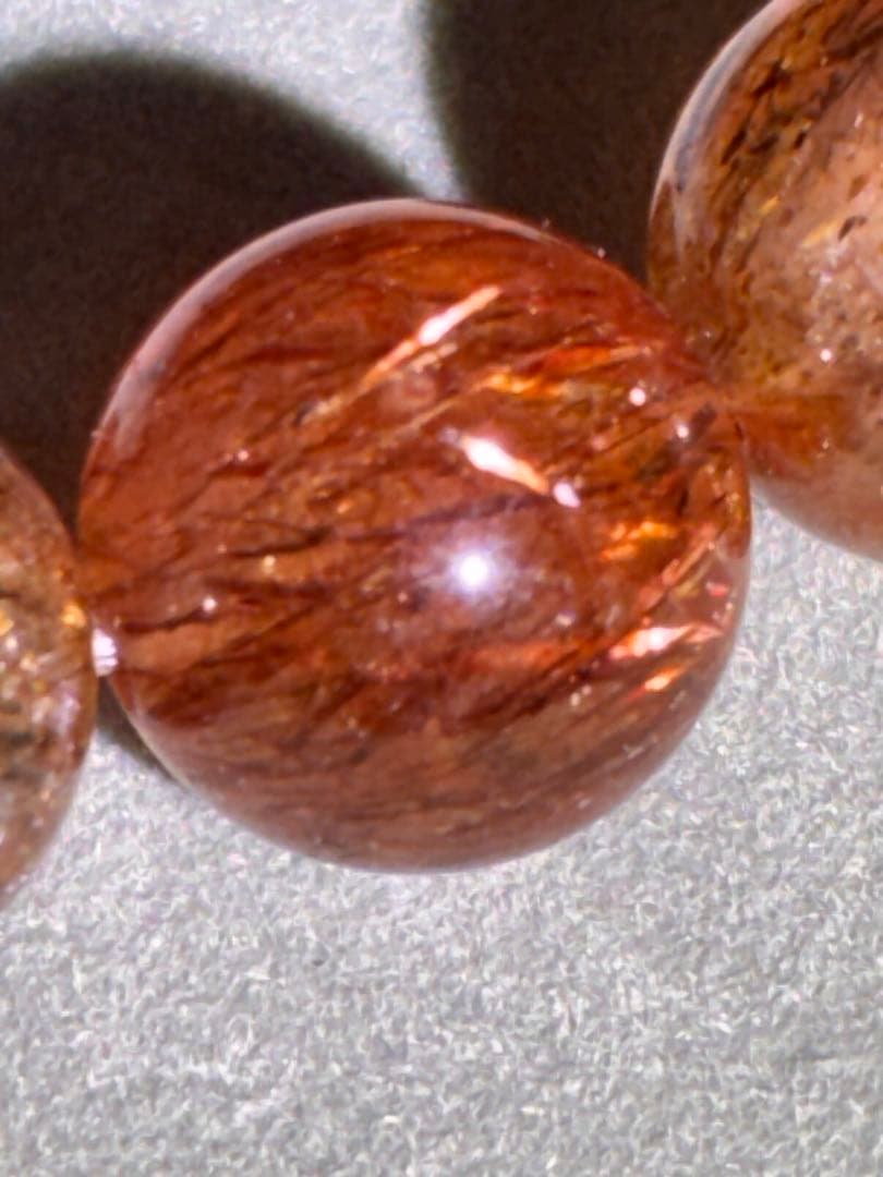 高品質 レッドルチルクォーツ ブレスレット 貔貅（ヒキュウ） 天然石