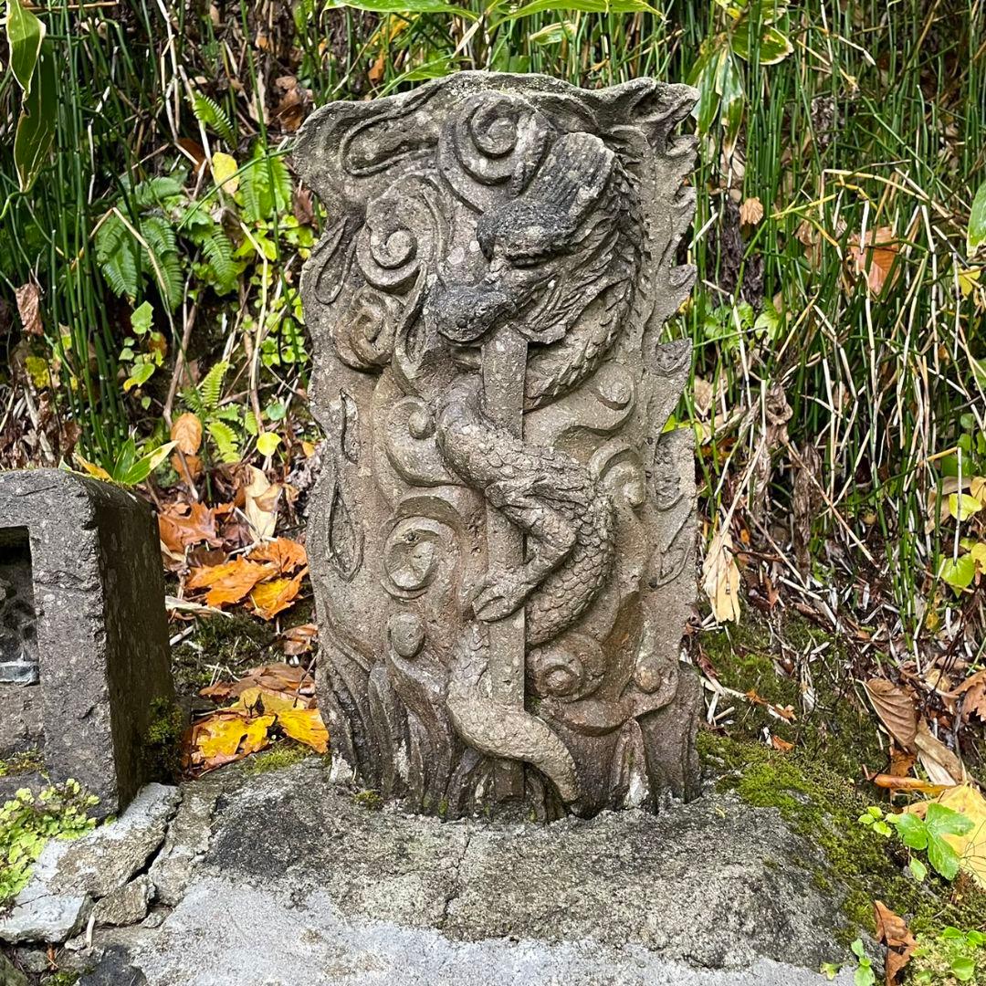 【パワースポットで浄化】観音像　レジン　イエロー