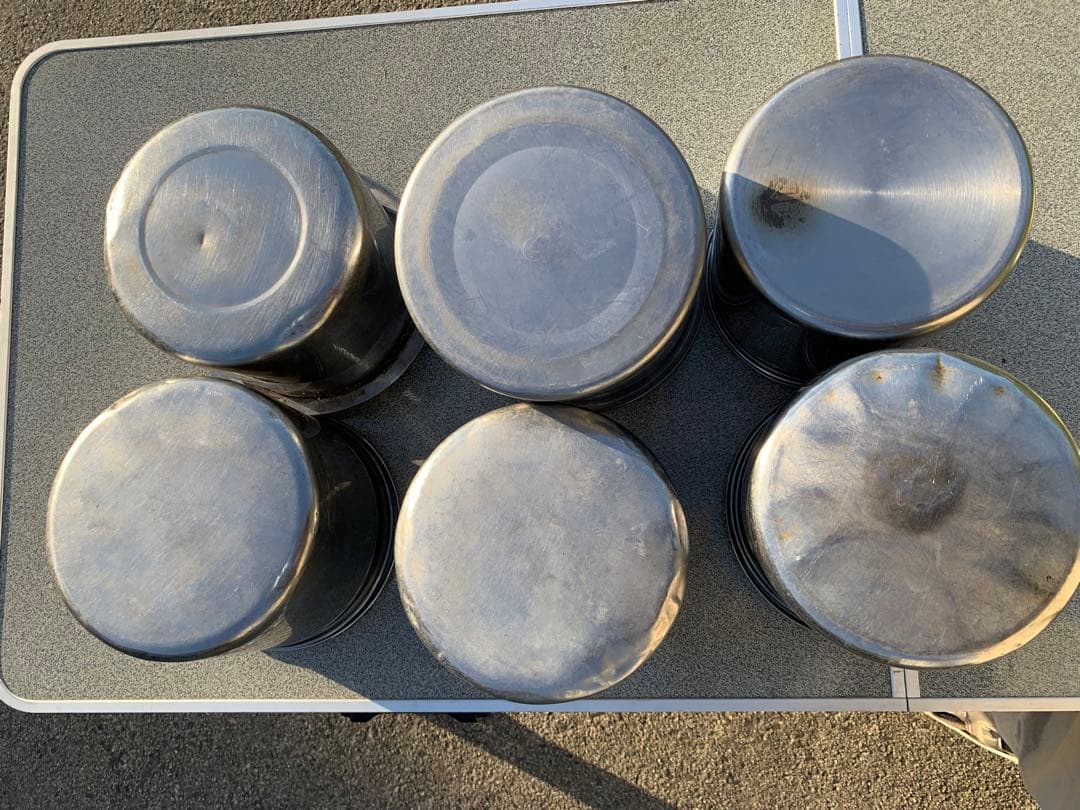 業務用ステンレス キッチンポット　8個セット ＋1個16cm18cm20cm蓋付