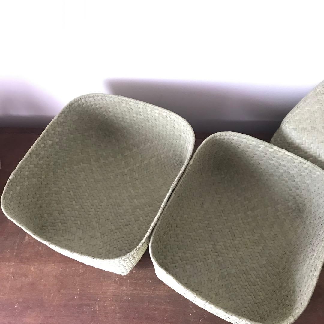 新品　フルナ 入れ子すっぽり箱 長方形かご　バスケット　収納