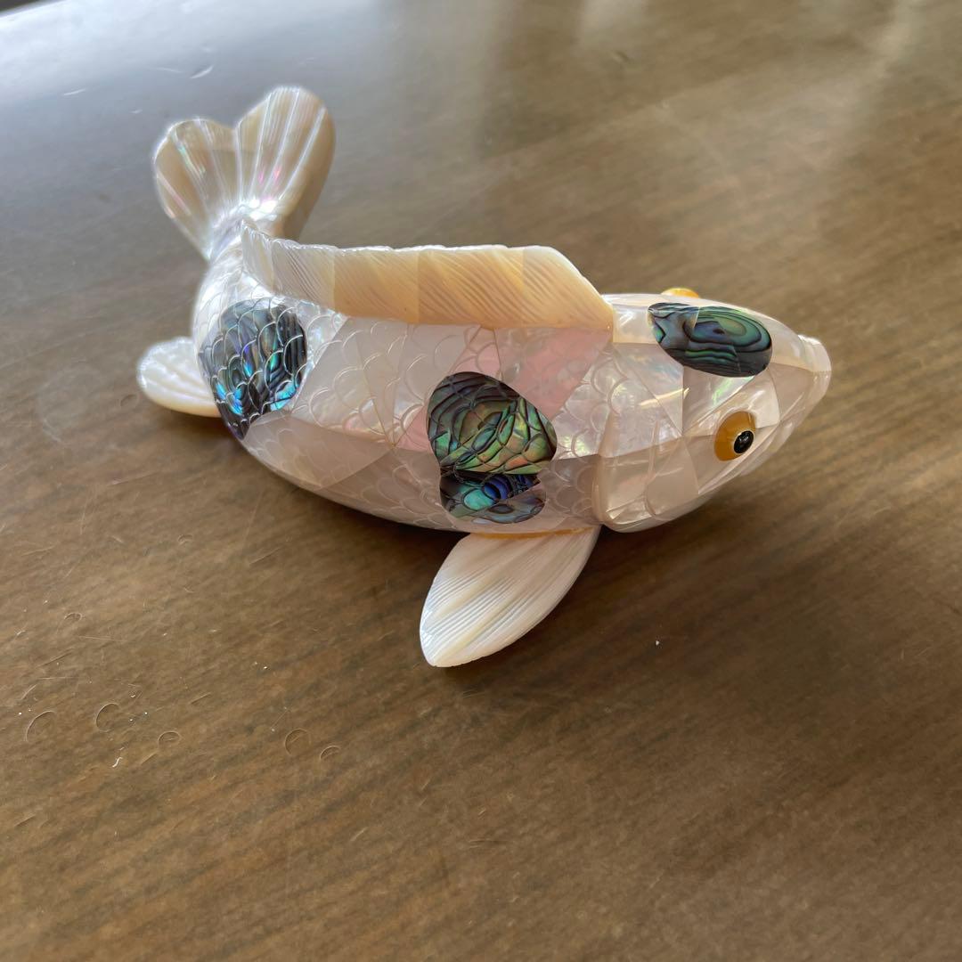 鯉　(シェル) 縁起物　値下げしました！