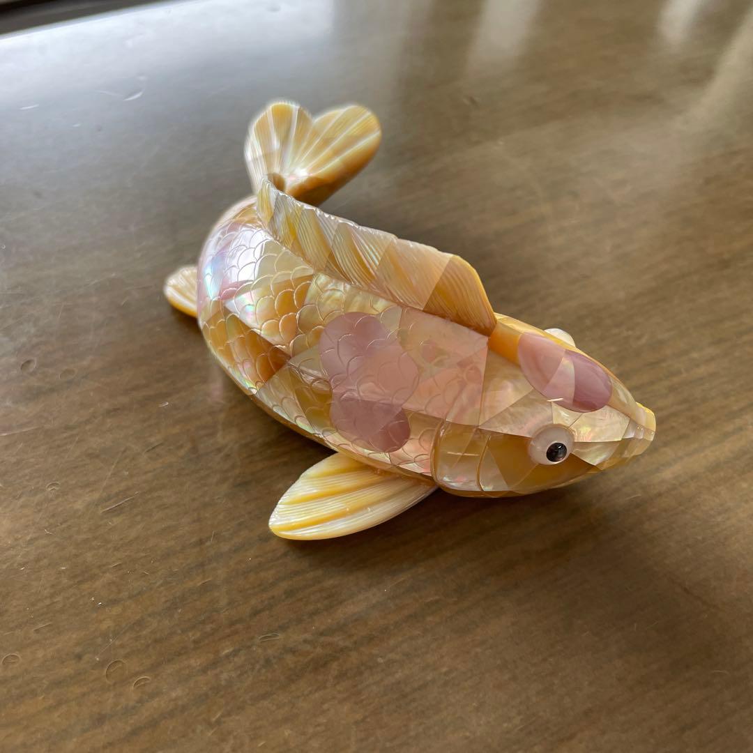 鯉　(シェル) 縁起物　値下げしました！