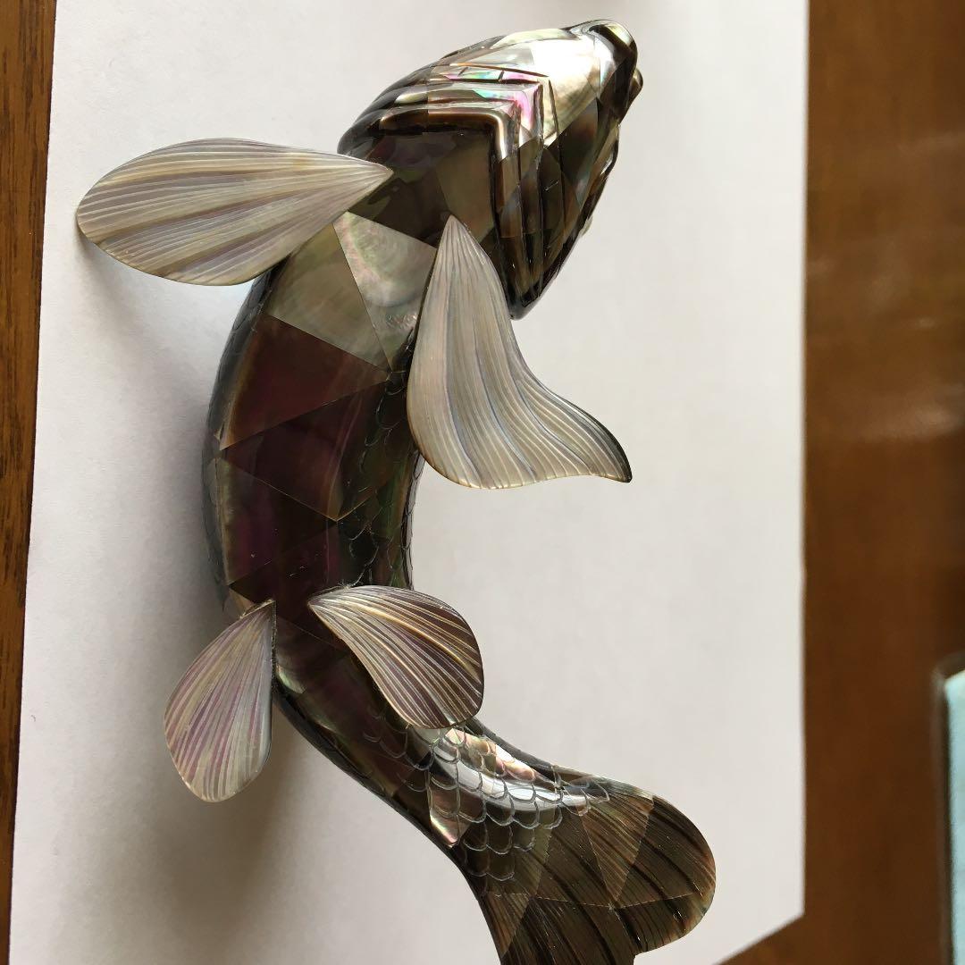 鯉　(シェル) 縁起物　値下げしました！