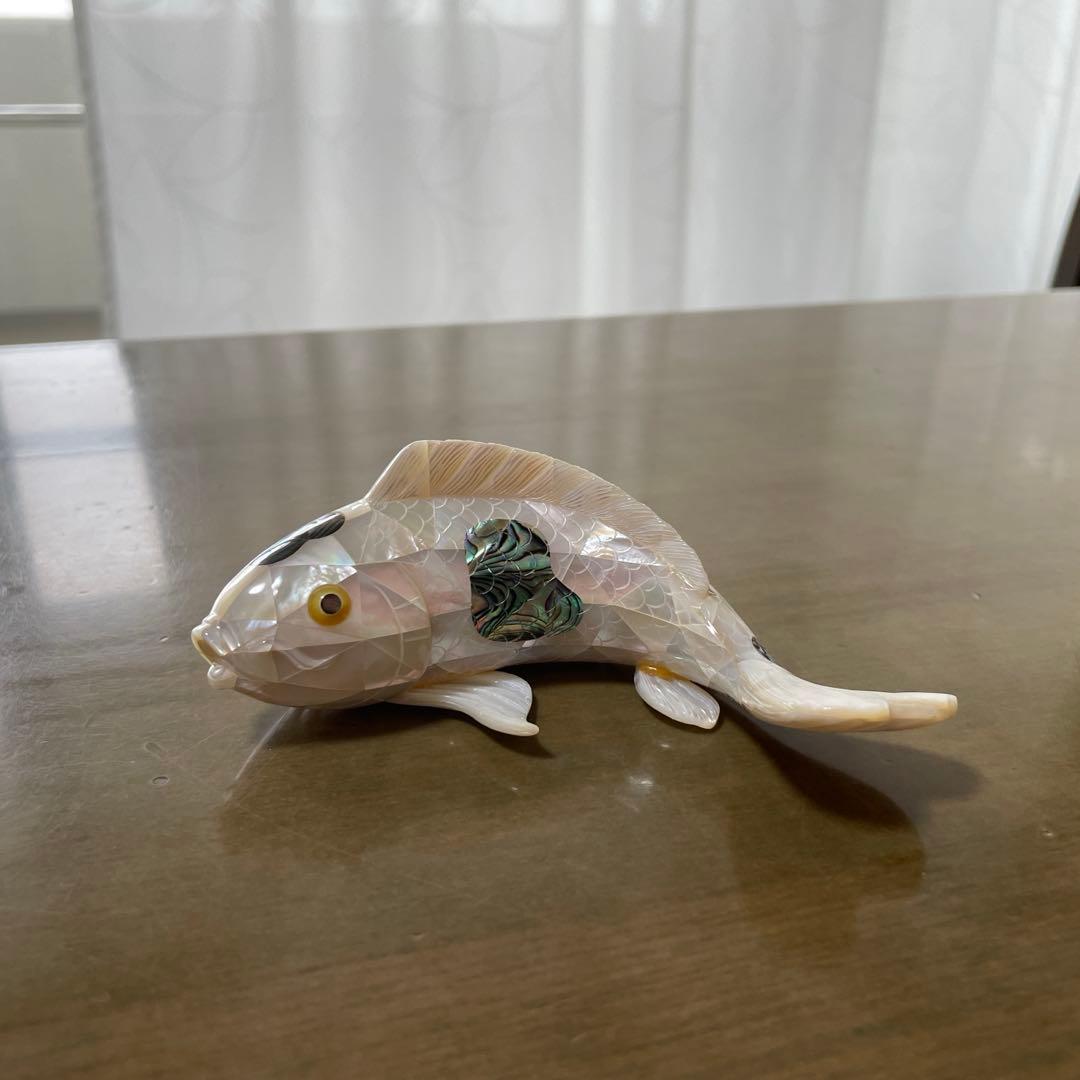 鯉　(シェル) 縁起物　値下げしました！