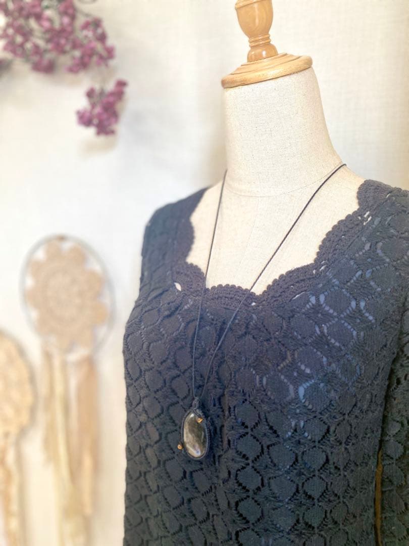 タリスマン＊ヒーラーの作るお守りアクセサリー/天然石マクラメネックレス