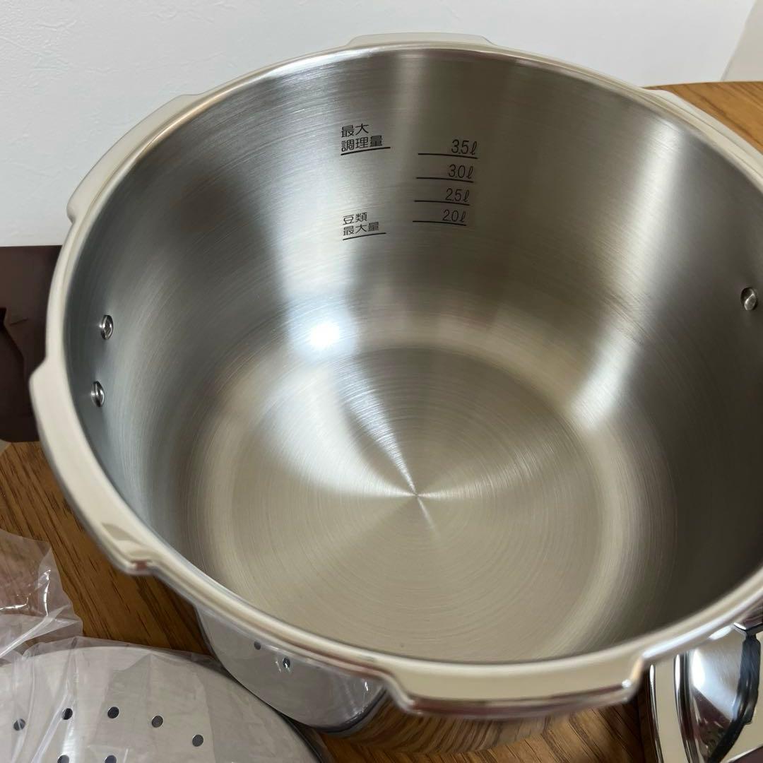 【新品未使用】ワンダーシェフ両手圧力鍋5.5L